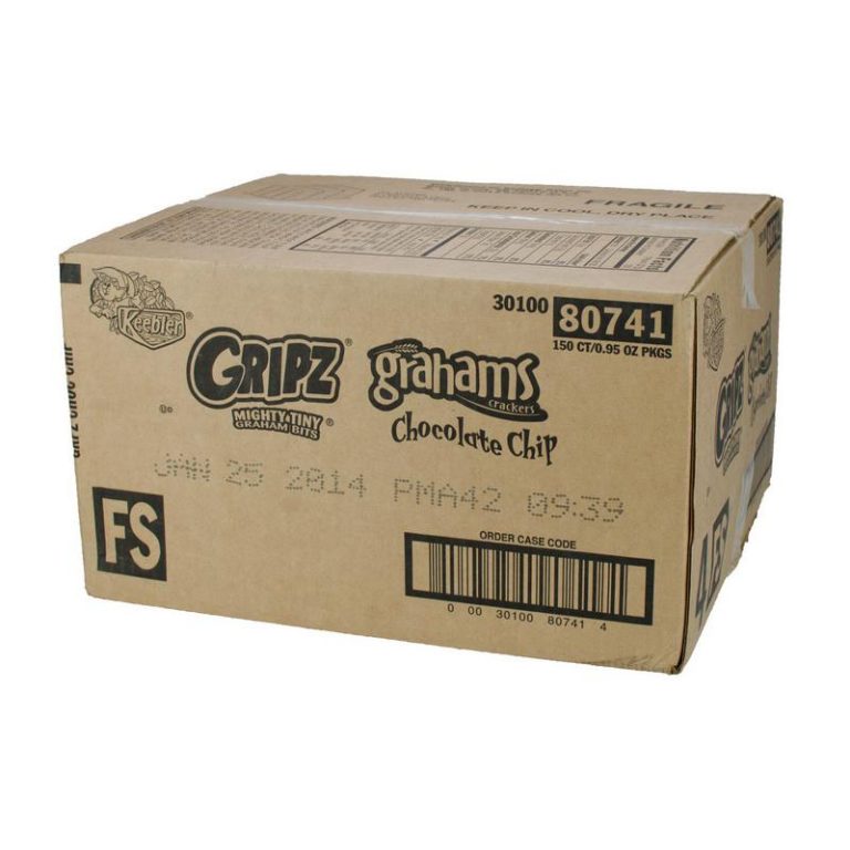 Keebler 3010080741 Gripz Crackers Chocolate Chip .95Oz 150Ct