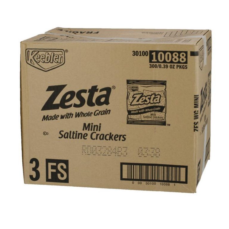 Keebler 3010010088 Zesta Saltines Whole Grain .39Oz 300Ct food