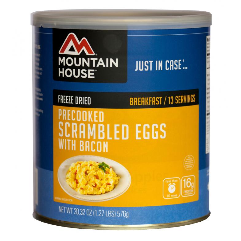 Mountain House - Scrambled Eggs w/ Bacon #10 Cans - CAN OR CASES