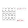 Pavoni AF001 Sphere double silicone moulds - 55 mm - Image 3