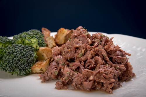 Survival Cave Food SCFBF14CASE Canned beef food storage - full case, 12 cans/60 servings - 14.5 oz can