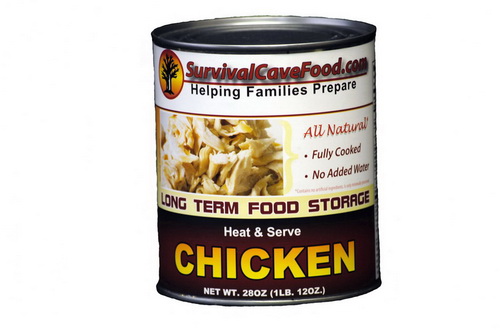 Survival Cave Food SCFCK28CASE Chicken 12 - 28oz can - ready to eat canned meat - FULL CASE - Image 3