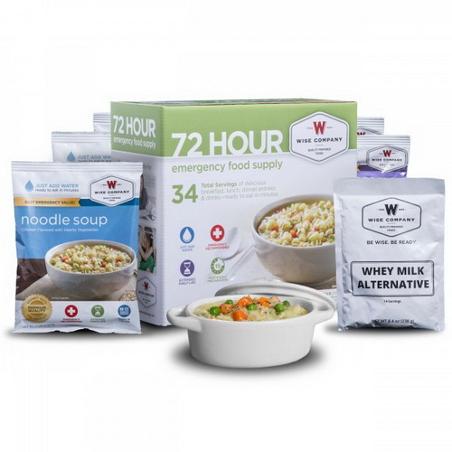 Wise 01-142 72 Hour Emergency Food and Drink Supply