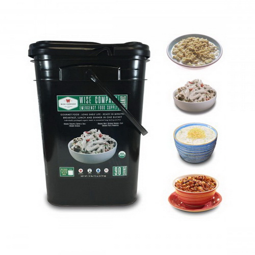 Wise 05-825 Organic Emergency Freeze Dried Food - 90 Servings - Image 2