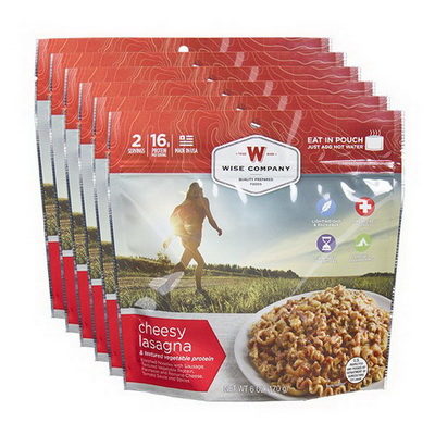 Wise 05-905 Cheesy Lasagna Camping Food (Case of 6)